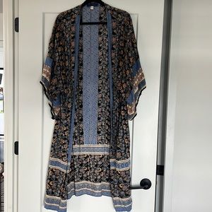 Floral Boho Kimono - S